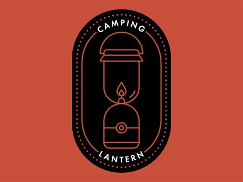 Camping Lantern Badge By Onur Cem On Dribbble