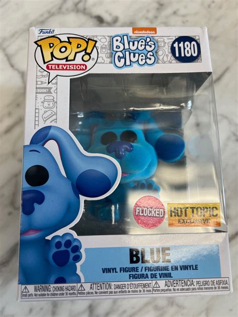 Blue From Blue S Clues Flocked Funko Pop Figure Hot Topic Exclusive 1180 EBay