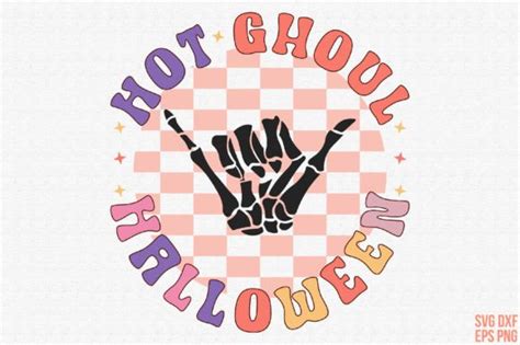 Retro Hot Ghoul Halloween Svg Graphic By Designhome · Creative Fabrica