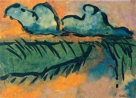 Emil Nolde MARSCHLANDSCHAFT MIT WOLKEN MARSH LANDSCAPE WITH CLOUDS