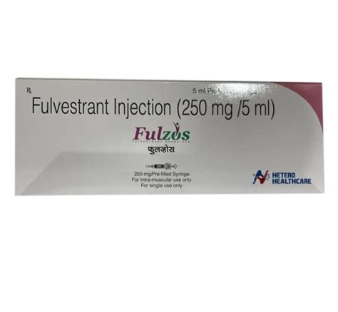 Fulvestrant Injection Fulzos 250mg 5ml Injection At Rs 14000 Box