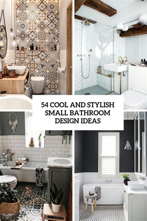 54 Cool And Stylish Small Bathroom Design Ideas - DigsDigs