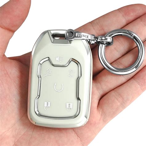 Amazon Yonmcfn For Gmc Key Fob Cover With Keychain Keyring Soft