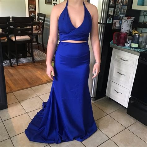 Dresses Two Piece Royal Blue Prom Dress Prom Dress Poshmark