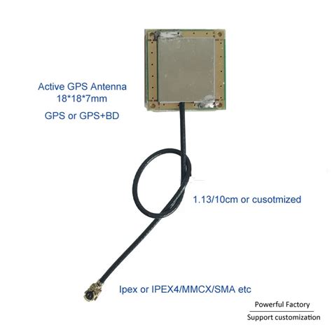 Antena De Parche Activo De Cer Mica Mhz Dbi Gps Glonass