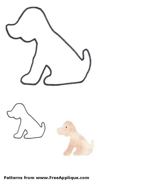 Printable Poodle Stencil