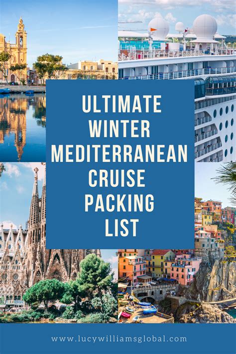 Ultimate Winter Mediterranean Cruise Packing List Lucy Williams Global