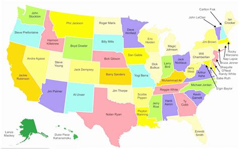 States And Capitals Map Printable