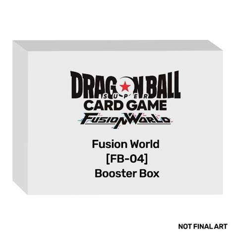 Dragon Ball Super TCG Fusion World FB 04 Booster Box Trading