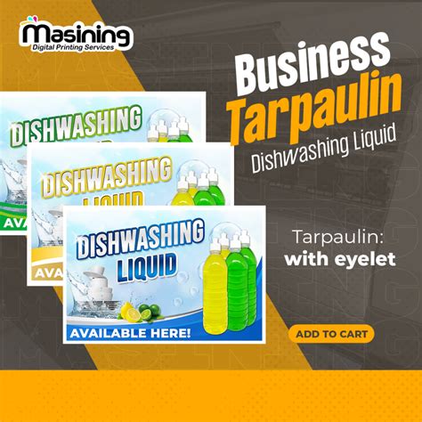 Dishwashing Liquid Business Tarpaulin 3ft X 2ft 1 5ft X 2ft Shopee