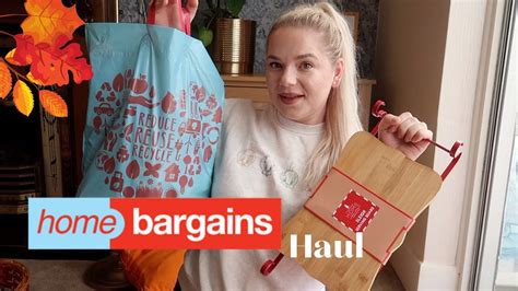 HOME BARGAINS HAUL OCTOBER 2021 YouTube