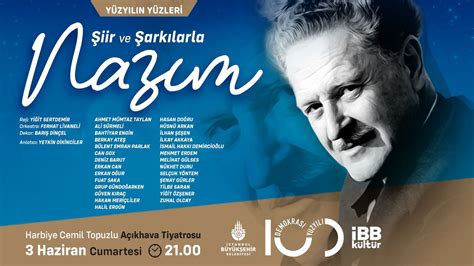 World Poet N Z M Hikmet At Harbiye Open Air