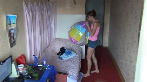 Svetlana Is In A Hurry To Inflate A Beach Ball Store Of Amateur Clips Clips4sale