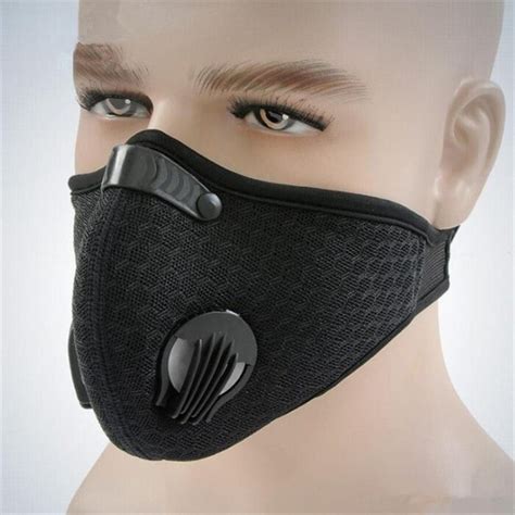 Face Mask Activated Carbon Valve Pm Windproof Dust Proof Breathable