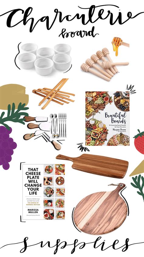 Charcuterie Board Supplies + Essentials - Welcome