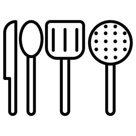 Premium Vector Kitchen Utensil Vector Illustration