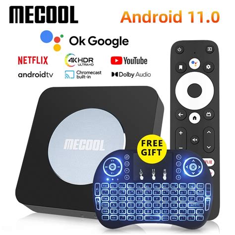 Mecool Dispositivo De TV Inteligente KM2 KM2 Plus Decodificador Con