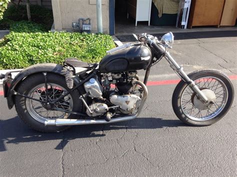 New To Vintagemotorcycles Here S My 1950 Triumph 6T Thunderbird