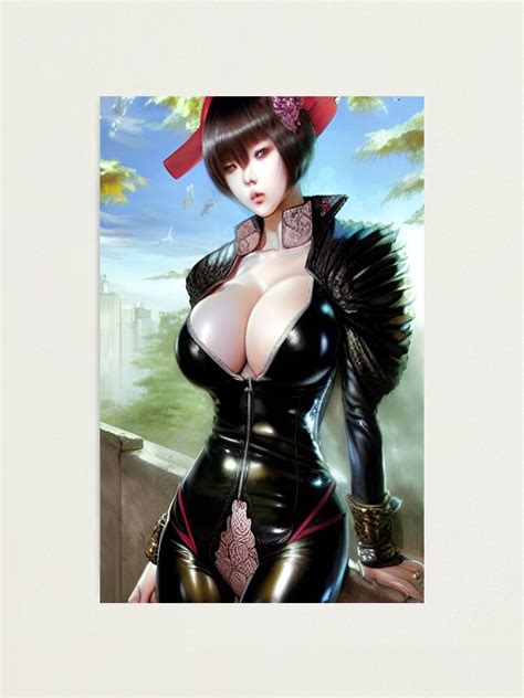 Impression photo Body Suit Latex Cuir Beauté Baroque Goth Fantaisie Lingerie Original Sexy