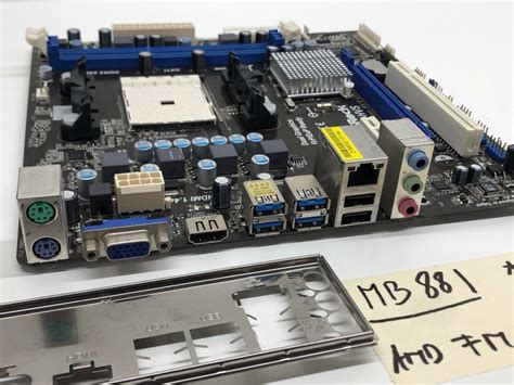 Asrock A75M-HVS FM1 A75 használt alaplap PCI-e DDR3 USB 3.0