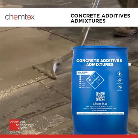 Chemtex Drum Concrete Additives Admixtures For Construction At Rs 55 Kg In Kolkata