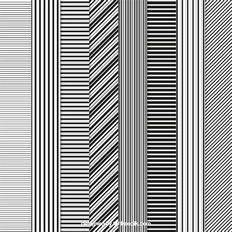 Patrones De Rayas Vector Premium