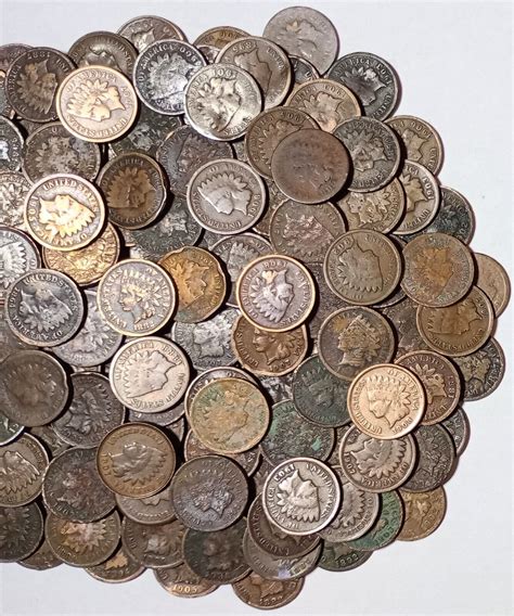 200 Indian Head Cent Penny Lot Culls 200 Junk Coins Free Shipping 88n Ebay