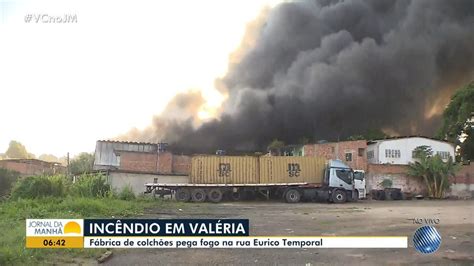 Incêndio Atinge Fábrica De Colchões Em Salvador Veja Imagens Bahia G1