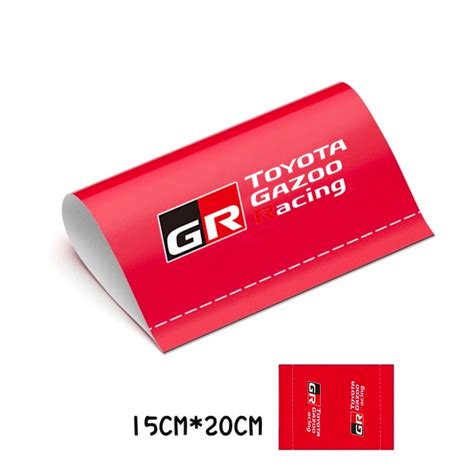 Toyota GR Car Sticker Car Decoration Stickers Wash Label Style Trunk