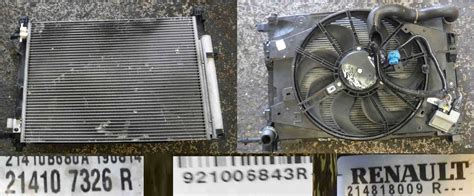 Renault Clio MK4 2013 2015 0 9 TCe Turbo Radiator 20 Cooling Fan