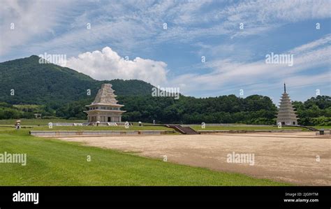 Mireuksa Buddhist Temple Of The Ancient Baekje Kingdom Of Korea In