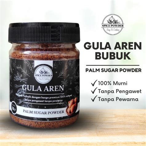 Gula Aren Bubuk Palm Sugar Powder Bumbu Dapur Rempah Bubuk Original