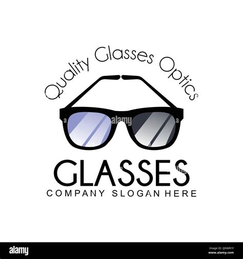 Glasses Logo Design Vector Illustration Of Optical Tools To Style And