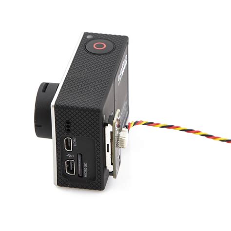 Gopro Live Video Out Charge Right Angle Connector By Lumenier