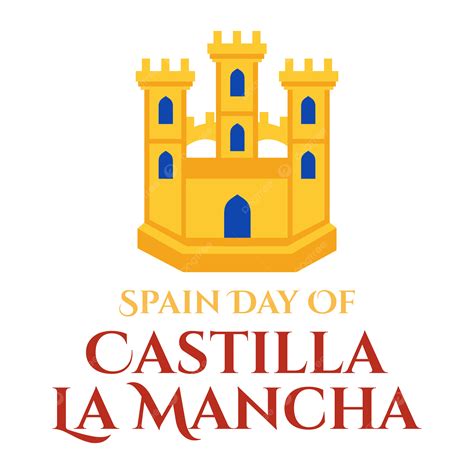 Giorno Della Spagna Di Castile La Mancha Vettore, Castiglia La Mancia