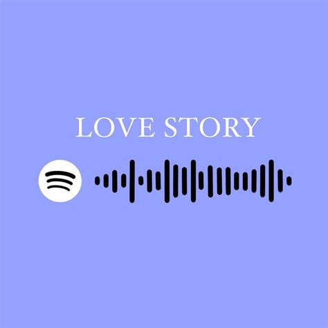 The Words Love Story Are Shown In Front Of An Image Of Sound Waves And