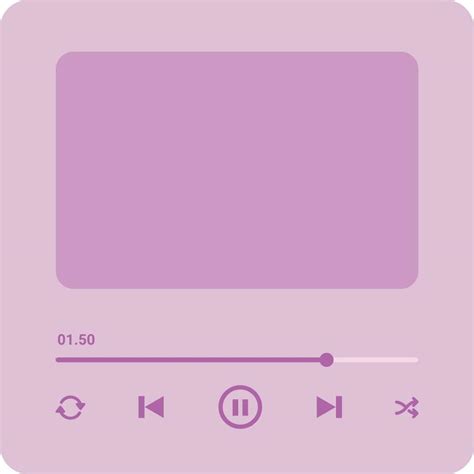 Music Player Interface Element 27559587 Vector Art At Vecteezy