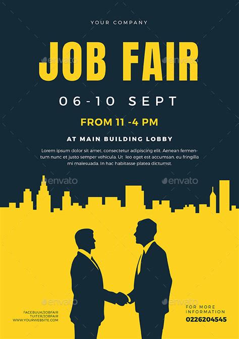 Job Fair Poster Template