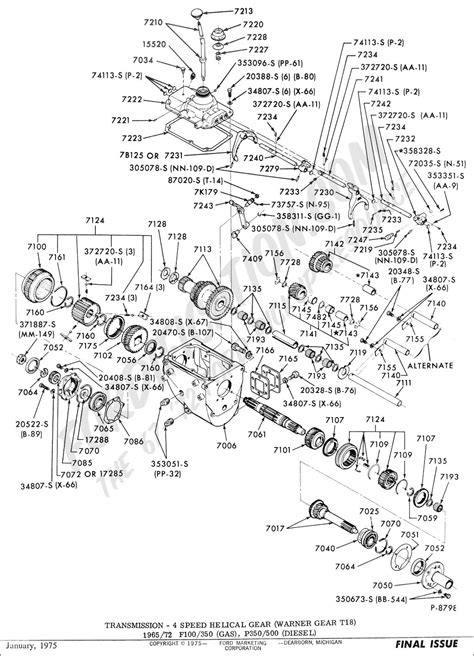 Ford Truck Technical Drawings And Schematics Section G Drivetrain