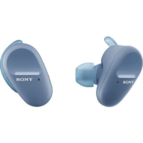 Sony Bluetooth True Wireless Headphones With Charging Case Blue WF