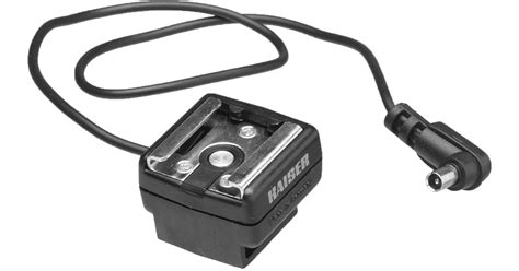 Kaiser PC To Hot Shoe Adapter 201301 B H Photo Video