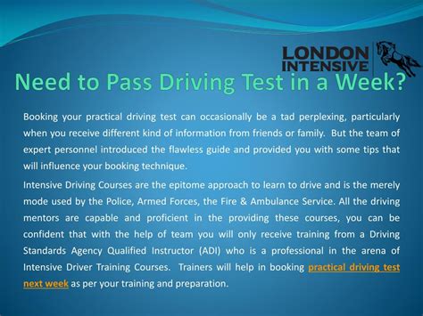 PPT - Driving Crash Course London PowerPoint Presentation, free