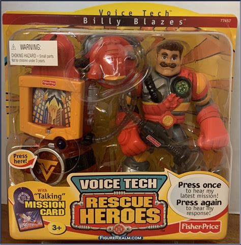 Billy Blazes Rescue Heroes Voice Tech Fisher Price Action Figure