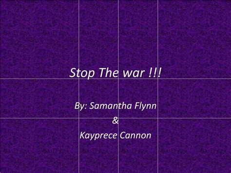 Ppt Stop The War Powerpoint Presentation Free Download Id 3130415