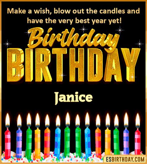 Happy Birthday Janice GIF 🎂 Images Animated Wishes【28 GiFs】