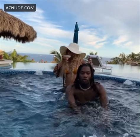 Cardi B Sexy In A Yellow String Bikini As She Continues Her Cabo San Lucas Getaway Aznude