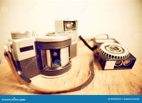 Old Analogue Panoramic Camera Stock Photo - Image of screen, photograph ...