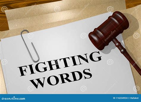 Fighting Words Concept Stock Illustration Illustration Of Conflict