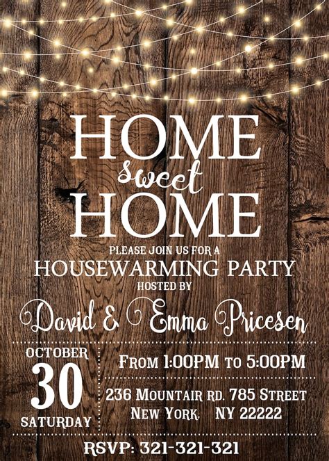 House Warming Invitation House Warming Party Invite Home | Etsy