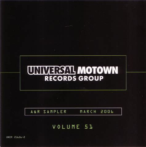 Universal Motown Records Group Aandr Sampler March 2006 Volume 51